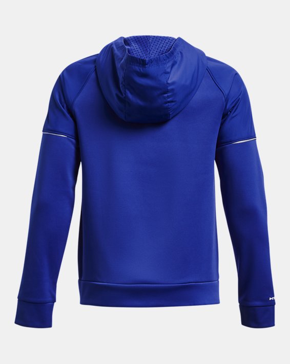 Sudadera con capucha y cremallera completa UA Storm Armour Fleece® para niño, Blue, pdpMainDesktop image number 1
